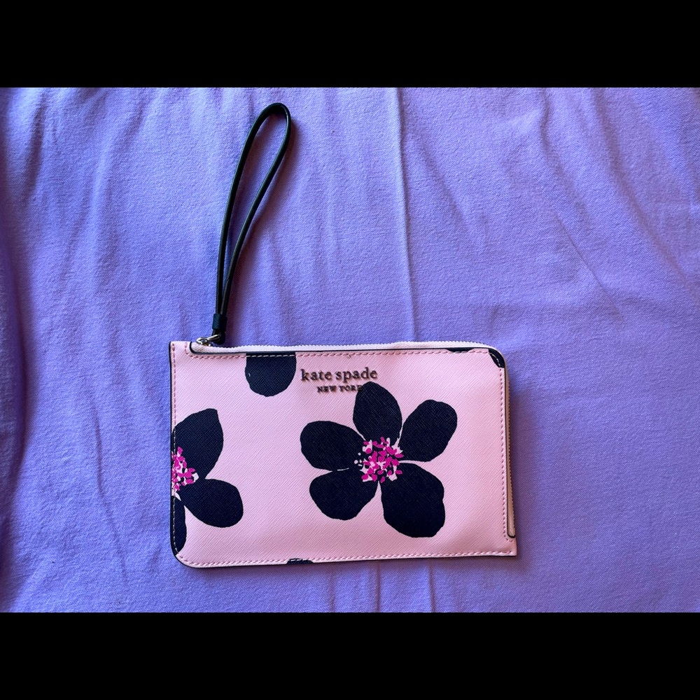 Kate Spade Floral Wristlet